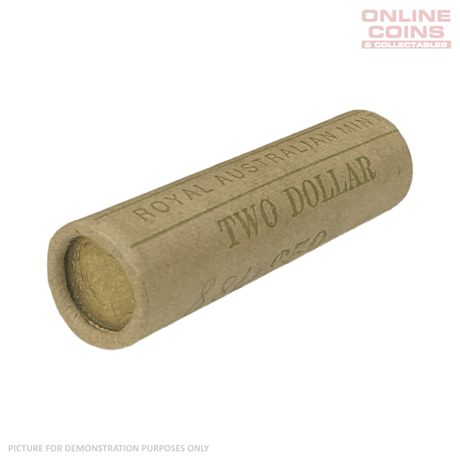 1988 Royal Australian Mint $2 Coin Roll - Head Tails